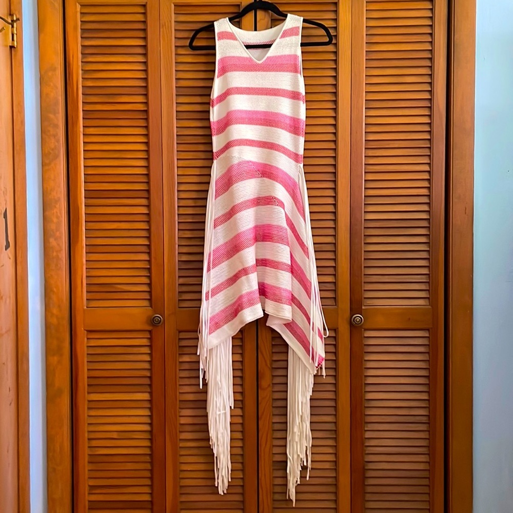 Stella McCartney Asymmetrical Fringe Dress